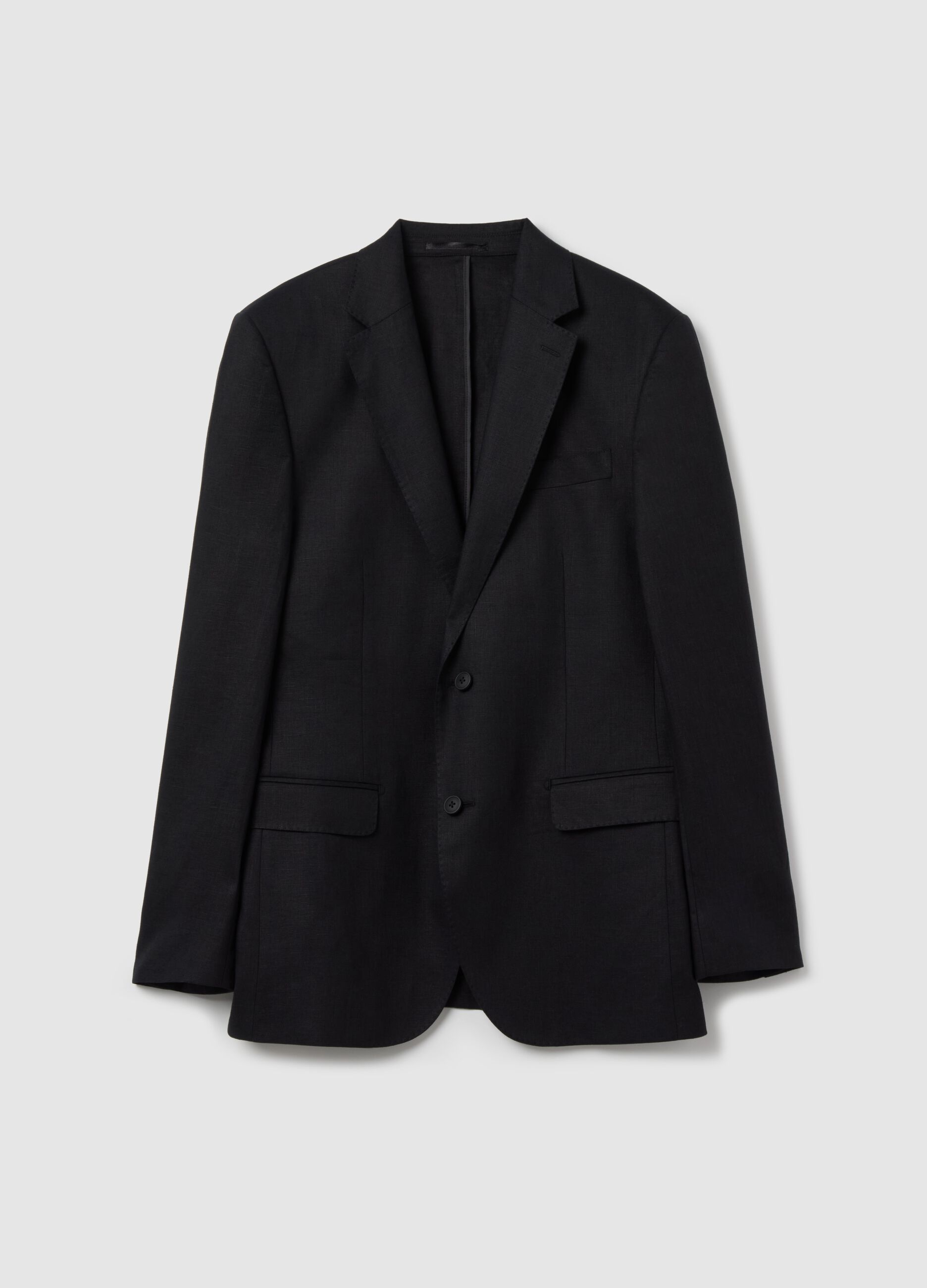 Blazer monopetto regular fit in lino Contemporary