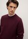 Red Regular Fit Pure Wool Sweater_0