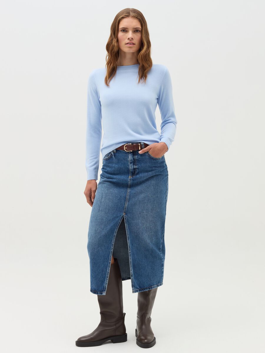 Long-sleeved solid colour jersey_1