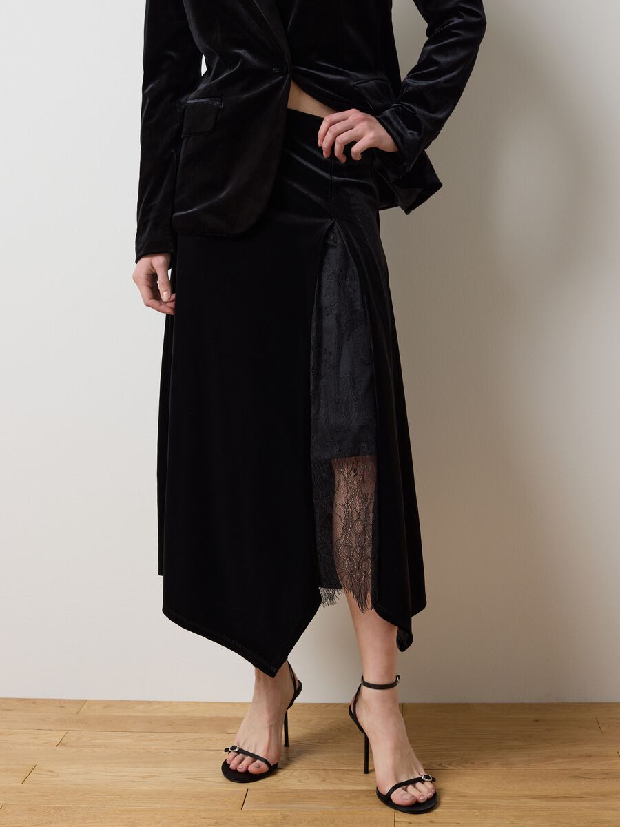 Black midi and pencil skirt_1