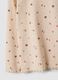 Orange organic stretch cotton top with pattern_2