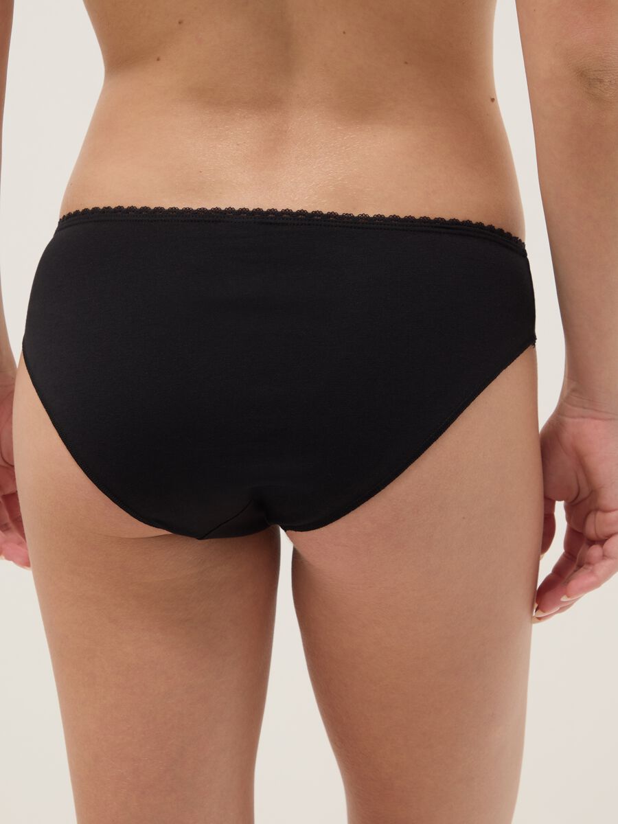 Multicolour Stretch Cotton Regular Fit Tripack Briefs_2