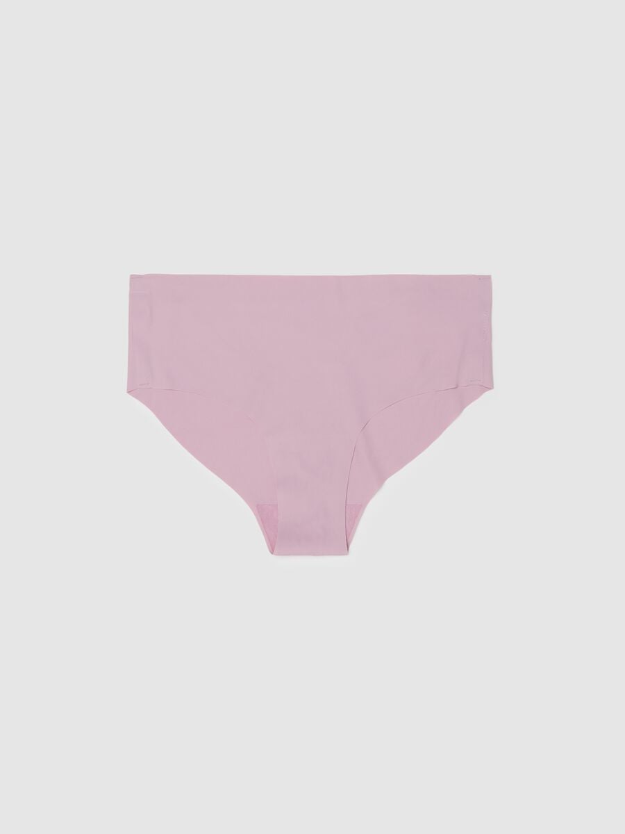 Pink microfibre regular fit briefs_4