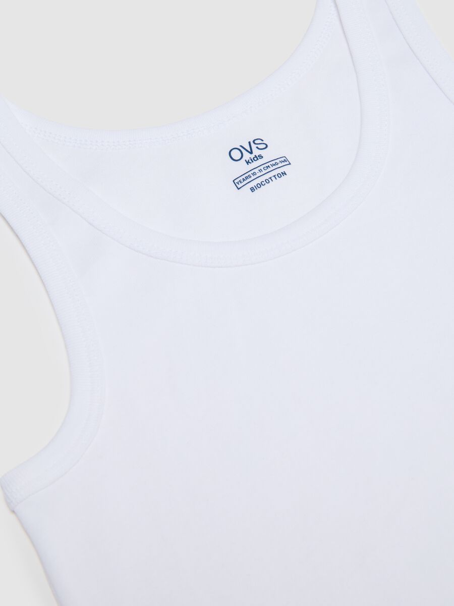 Pure cotton white vests_3