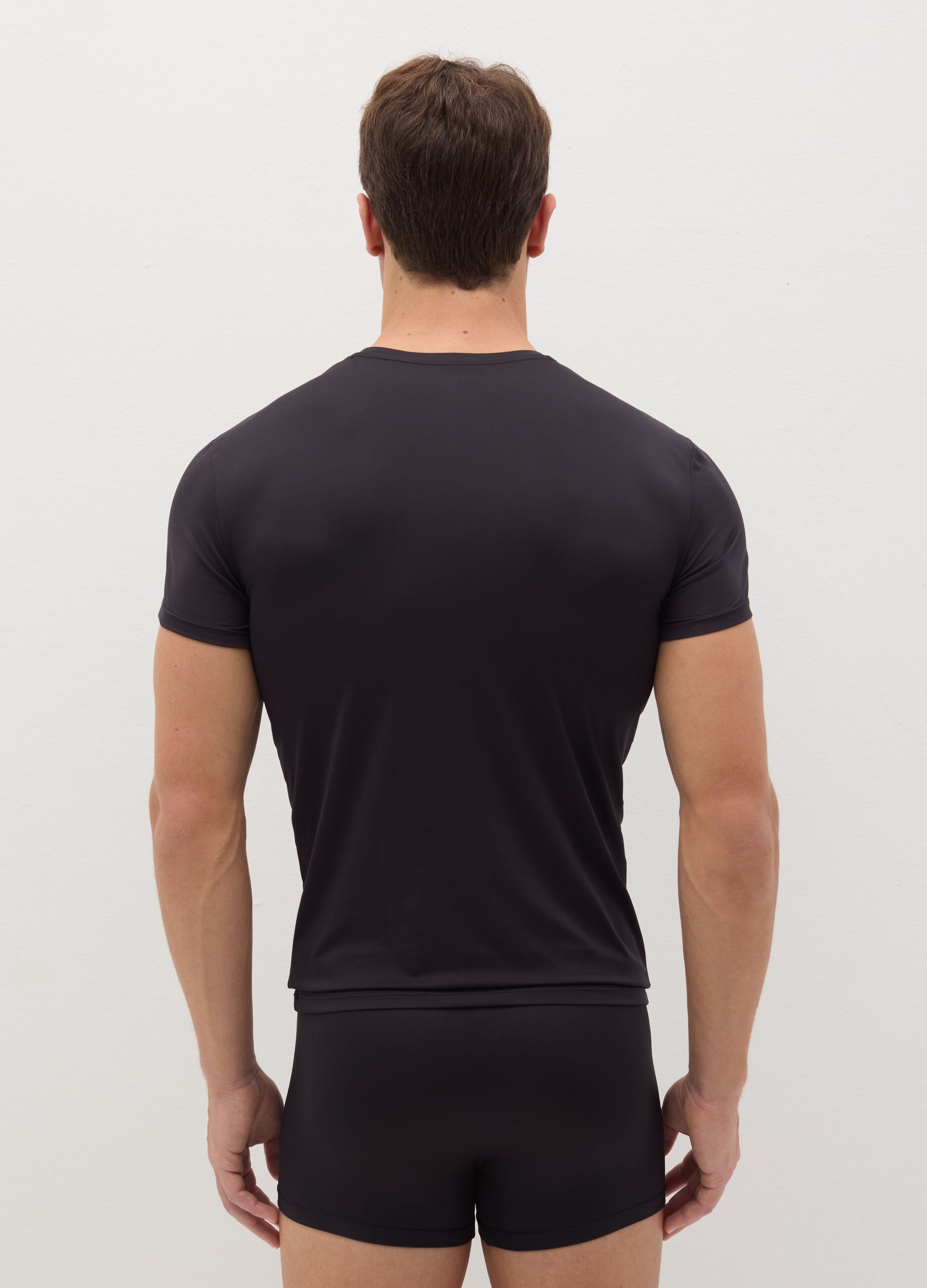 Two-pack undershirts in microfibre