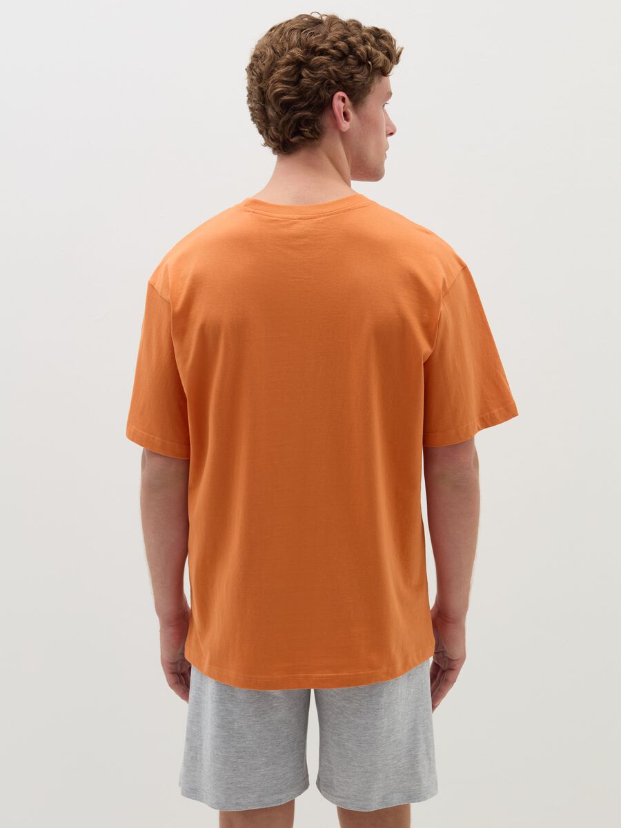Relaxed-fit pyjama T-shirt in cotton_2