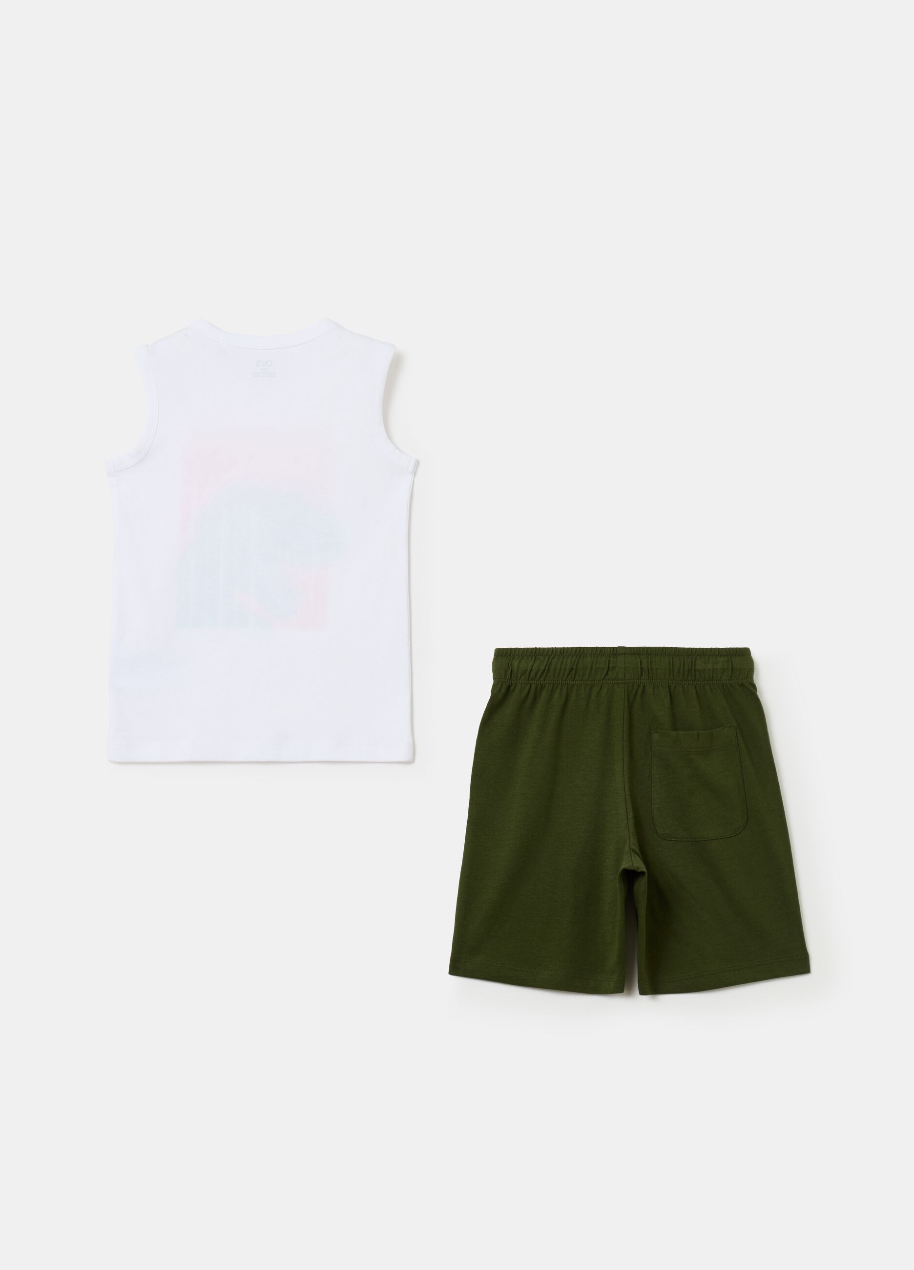 Jogging set with dinosaur print