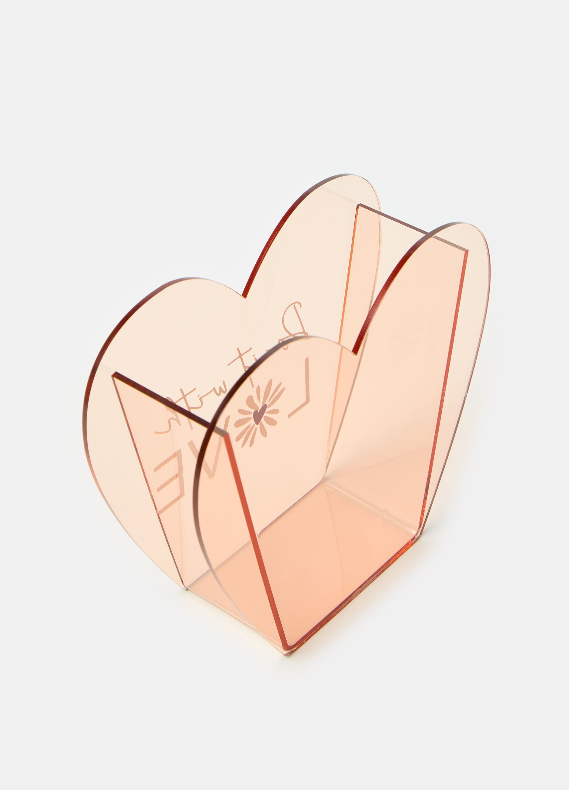 Heart-shaped vase