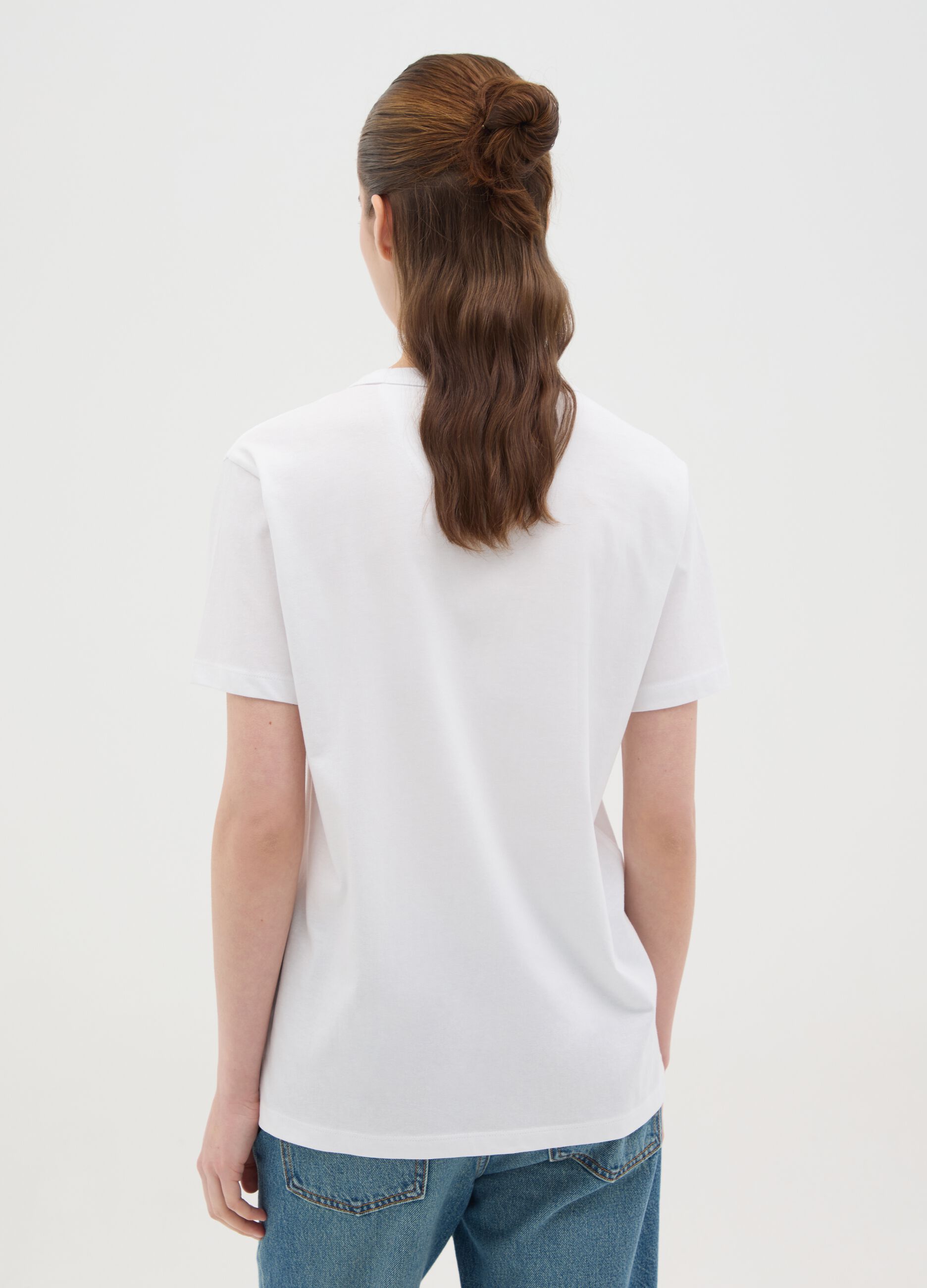 White T-shirt with "I Choose Love" print
