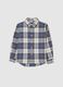Blue Checked Shirt for Children_0