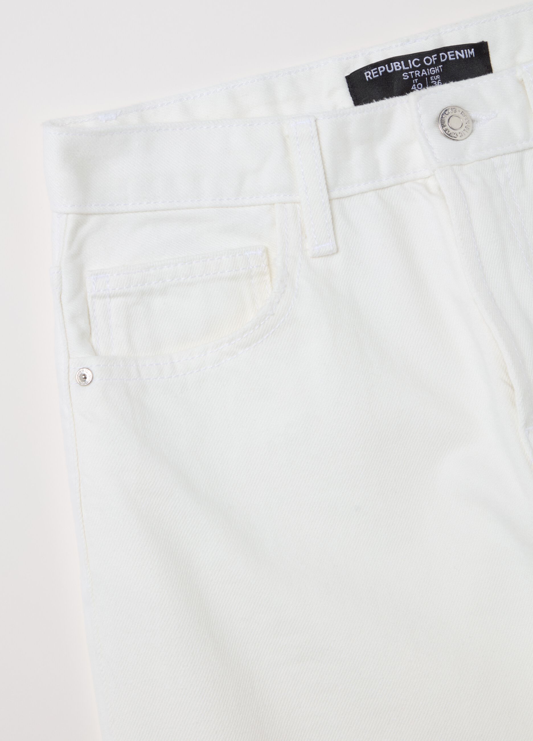 Jeans straight fit cinque tasche
