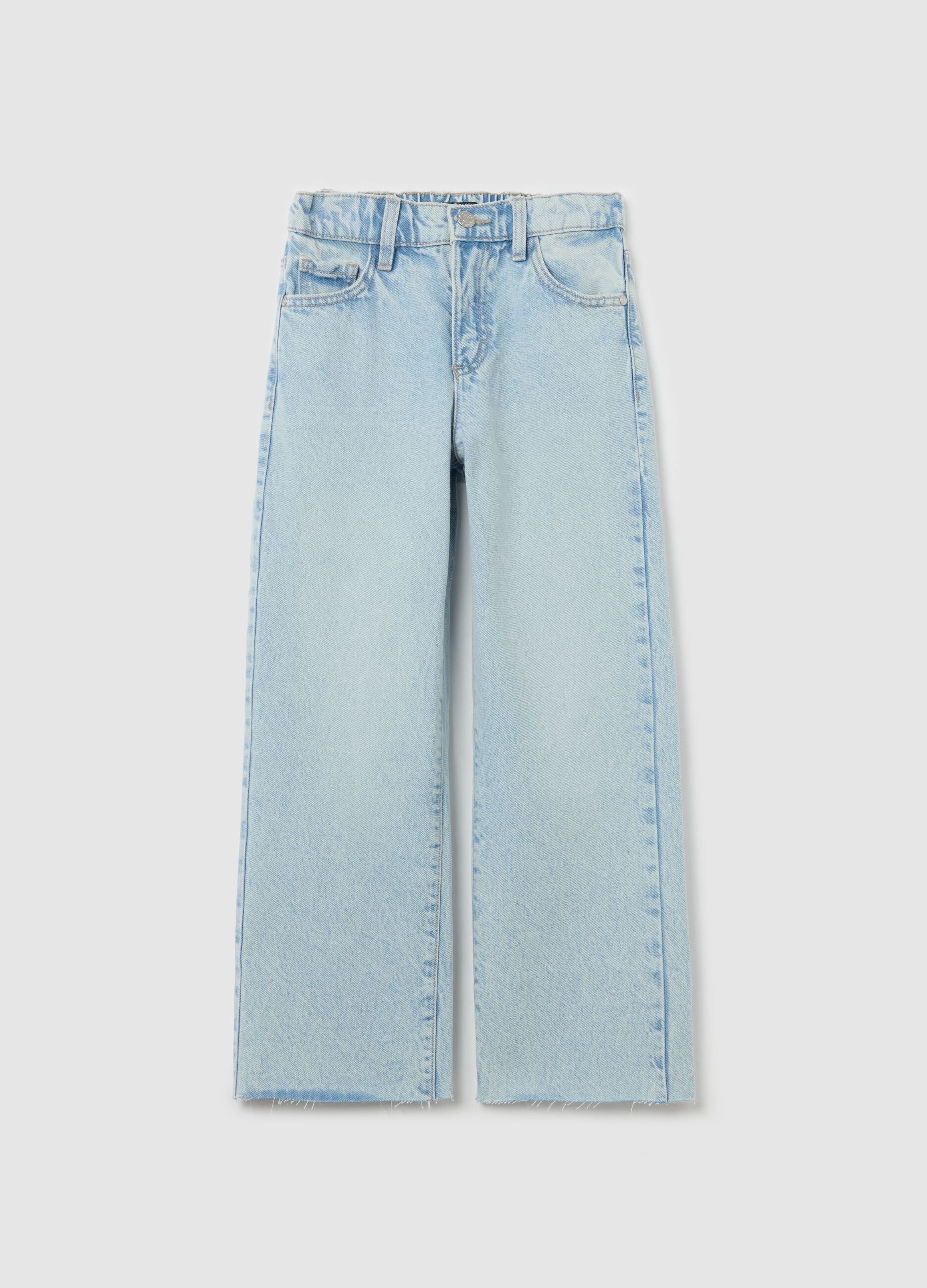 Jeans culotte cinque tasche