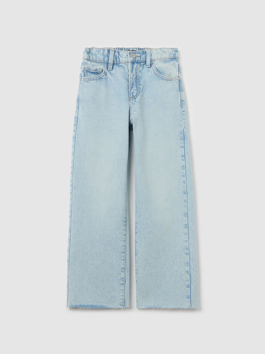 Culotte jeans with five pockets_0
