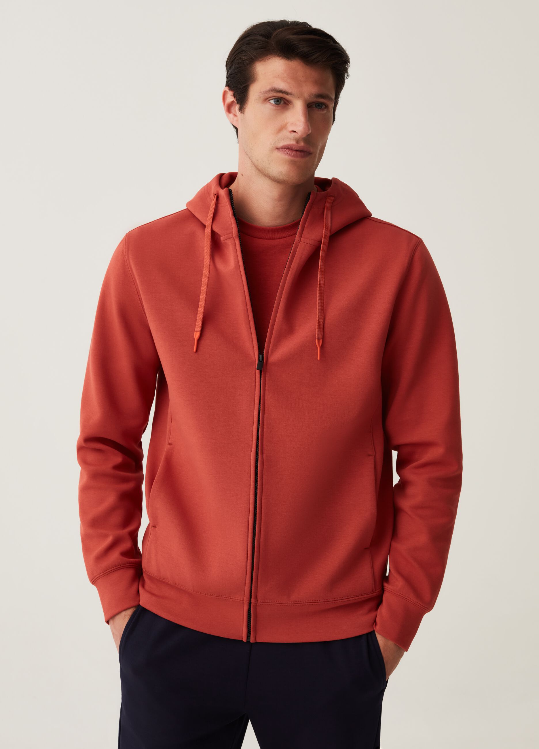 Full-zip con cappuccio OVS Tech_0