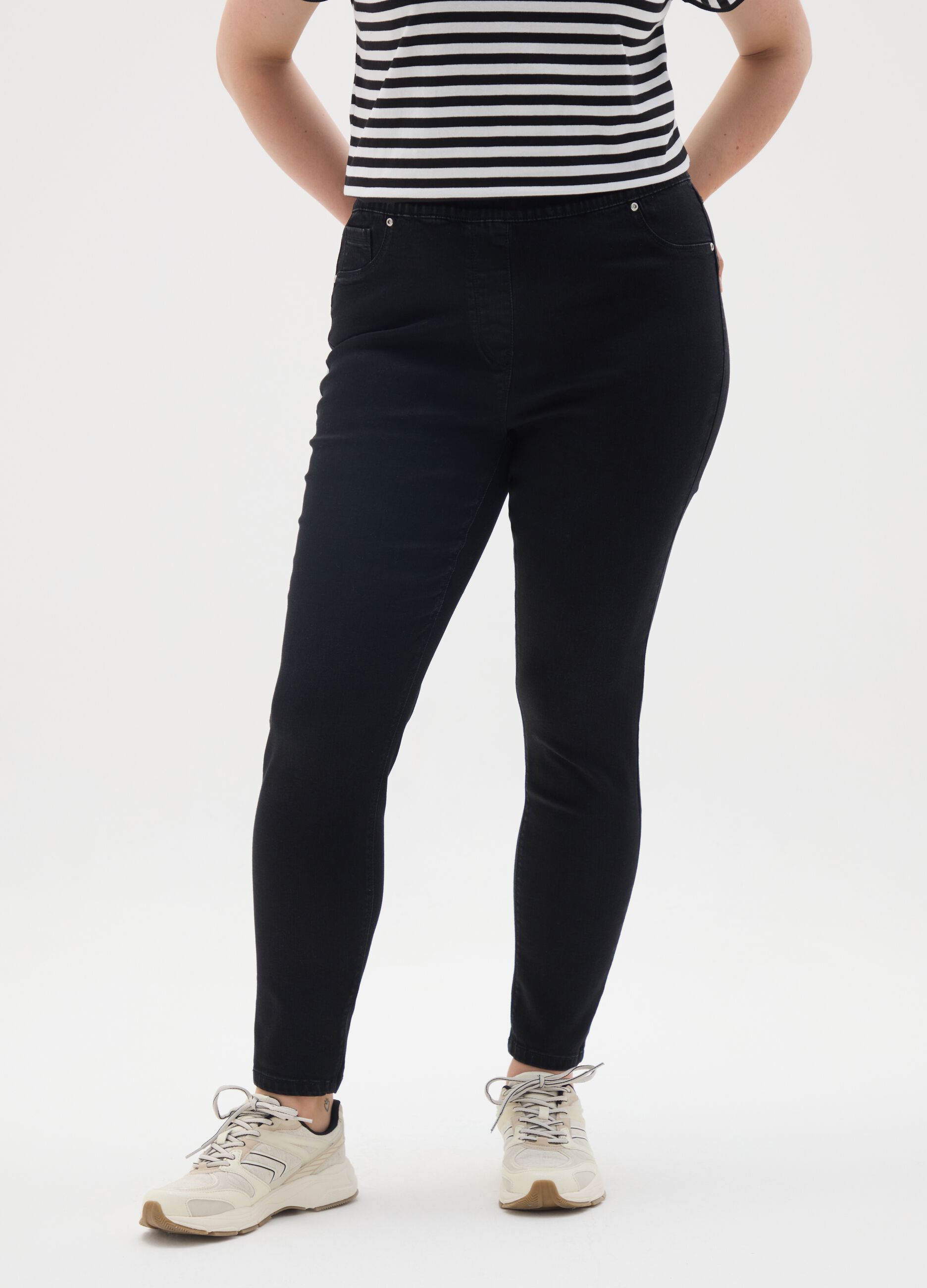 Black Denim Skinny Fit Jeans