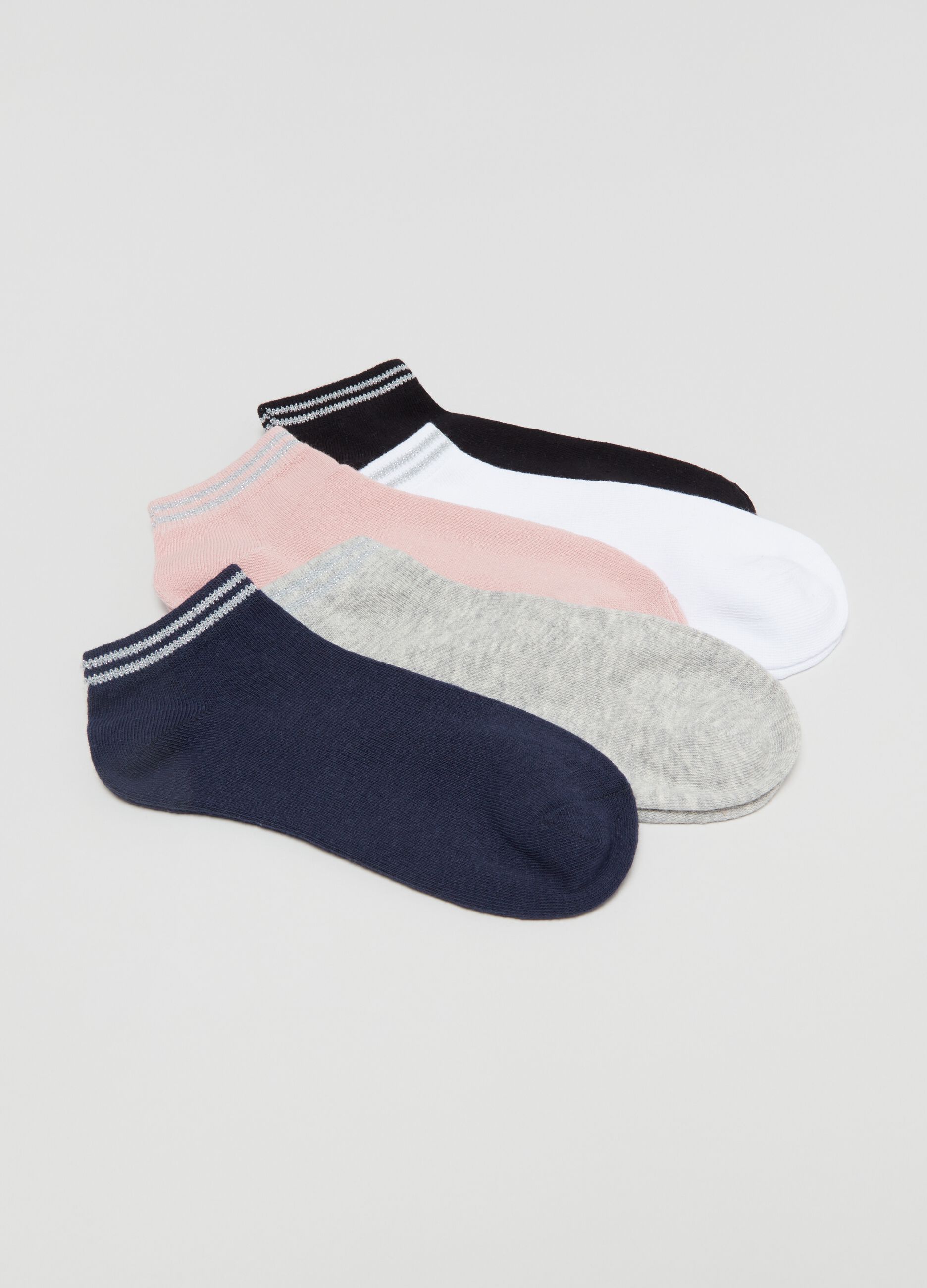 Five-pack cotton shoe liners