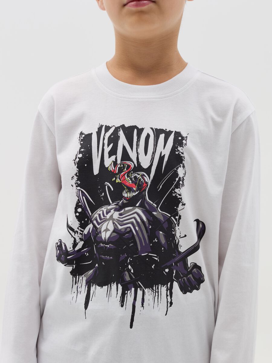 T-shirt a maniche lunghe con stampa Venom_1