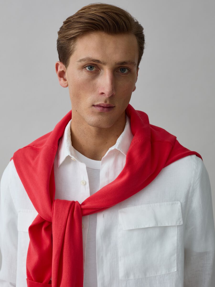 Linen shirt with pockets_0
