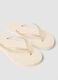 Beige flip-flops with translucent straps_1