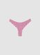 Slip bikini rosa in tessuto elasticizzato_4