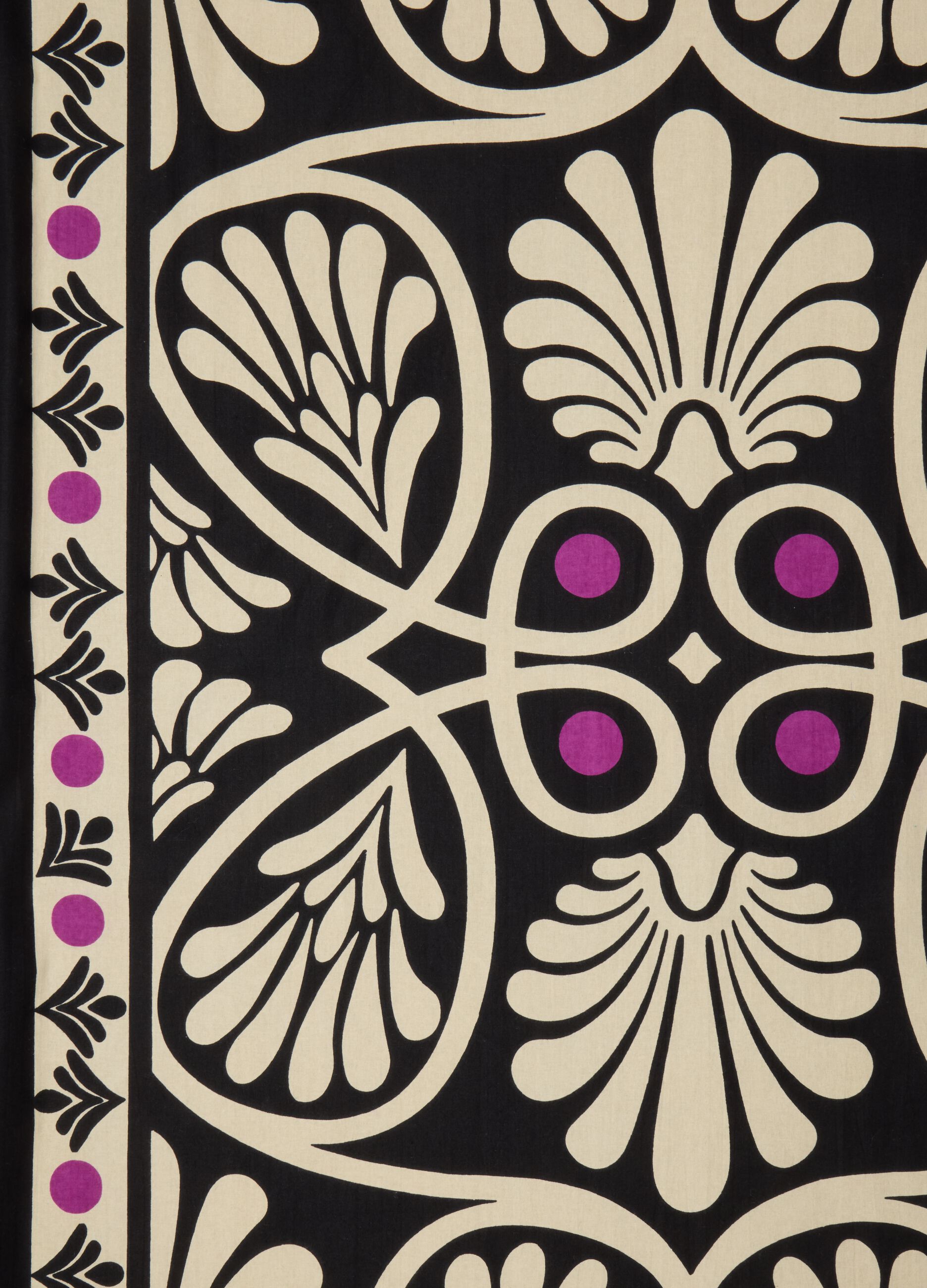 Women's beach towel in pure multicolour cotton