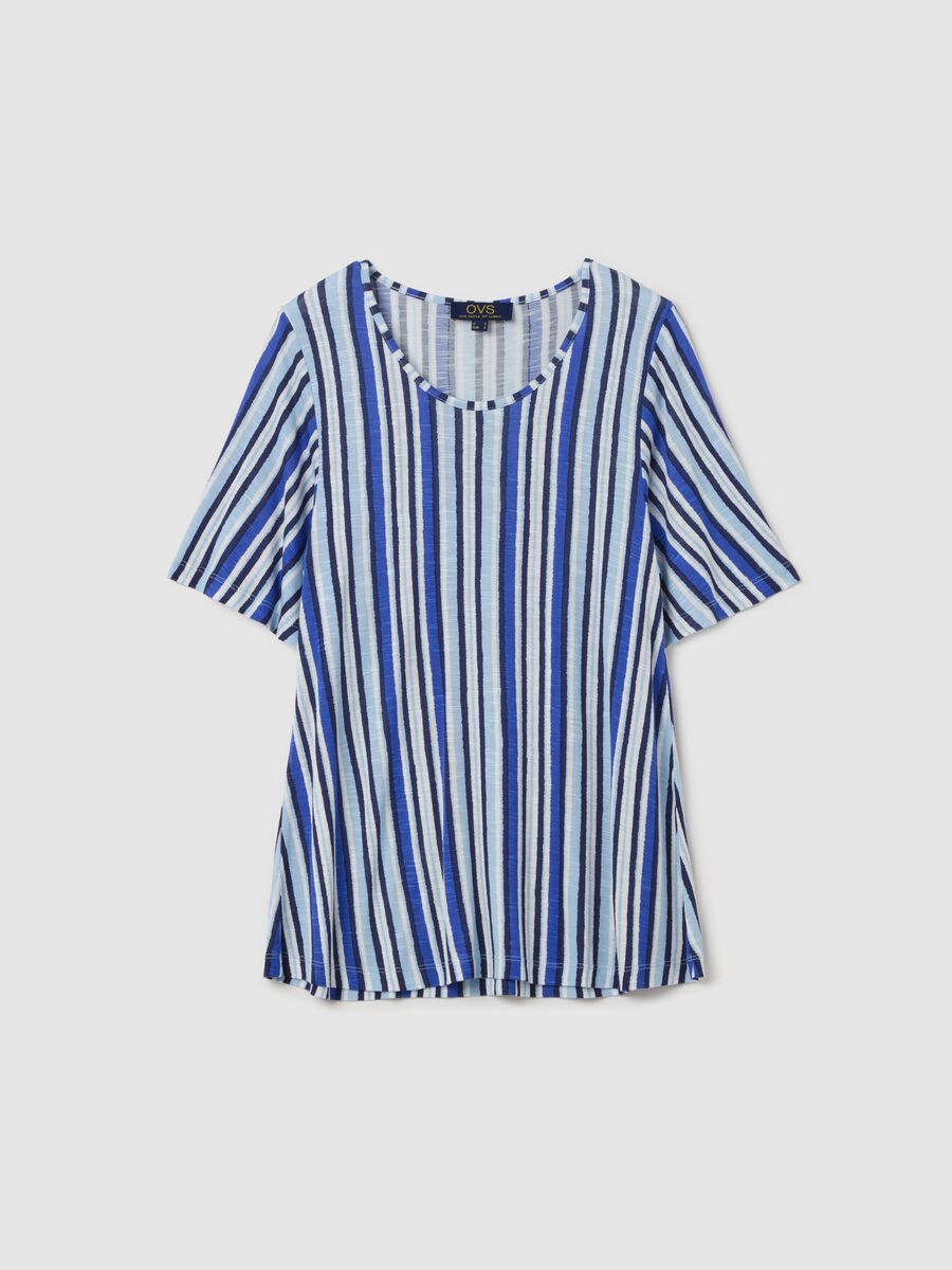 Viscose T-shirt with stripes_4