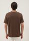 Brown pure cotton T-shirt_3