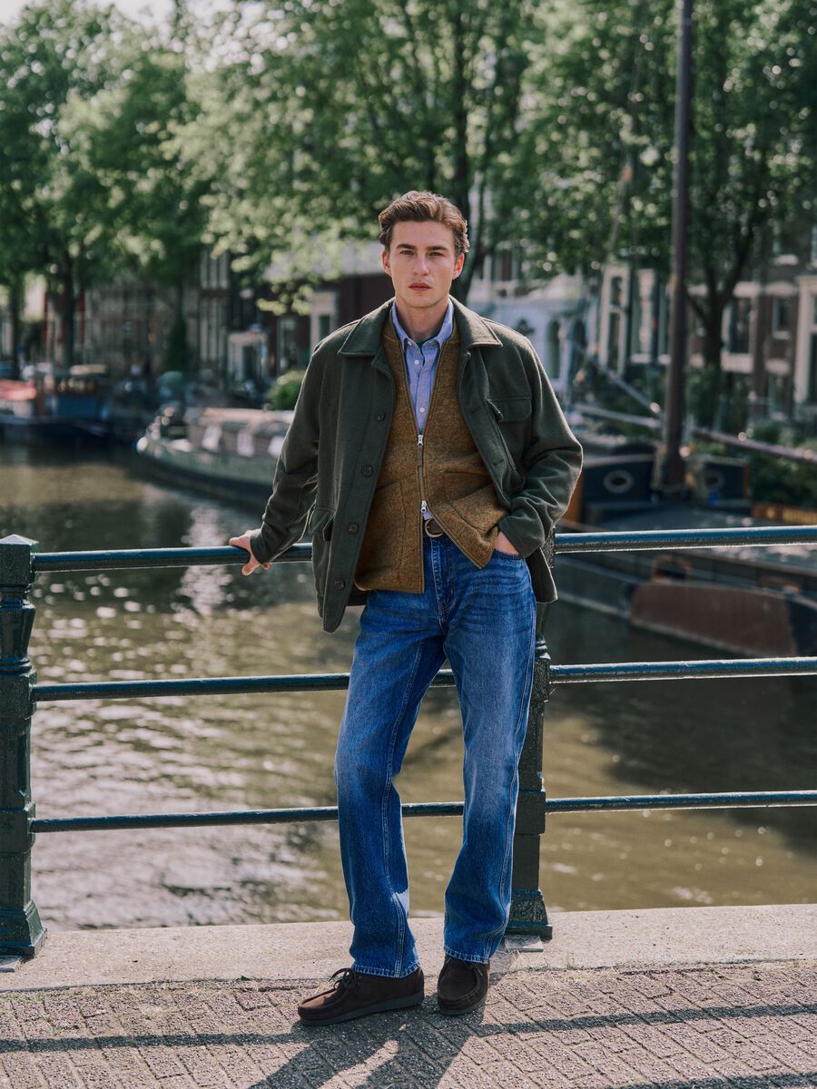 Brown Wool-Blend Gilet_0