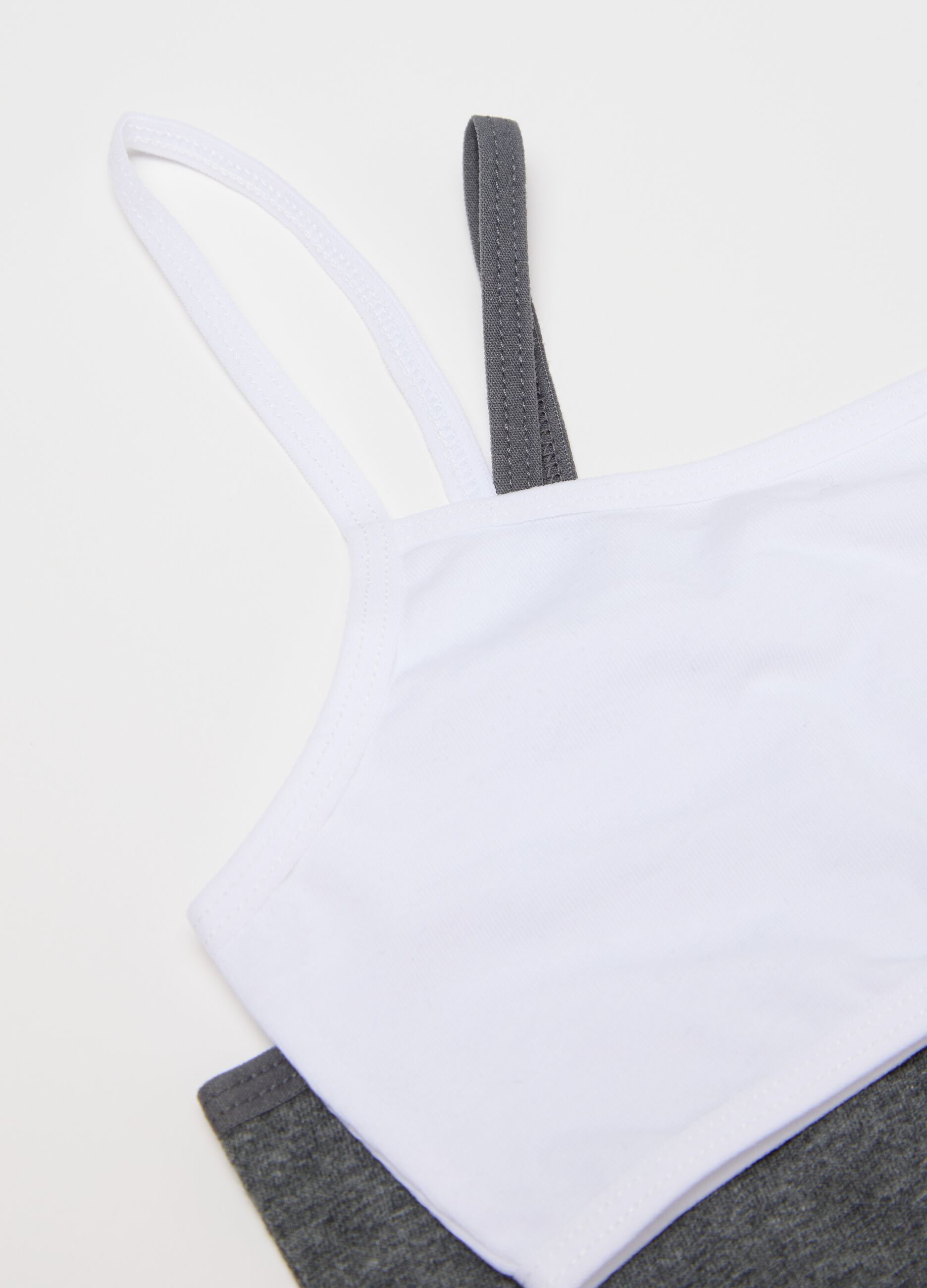 Two-pack stretch cotton under tops