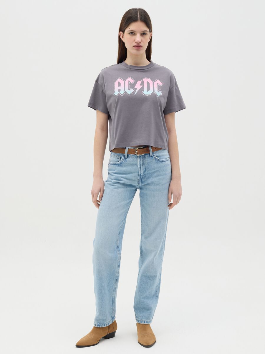 T-shirt with AC/DC print_1