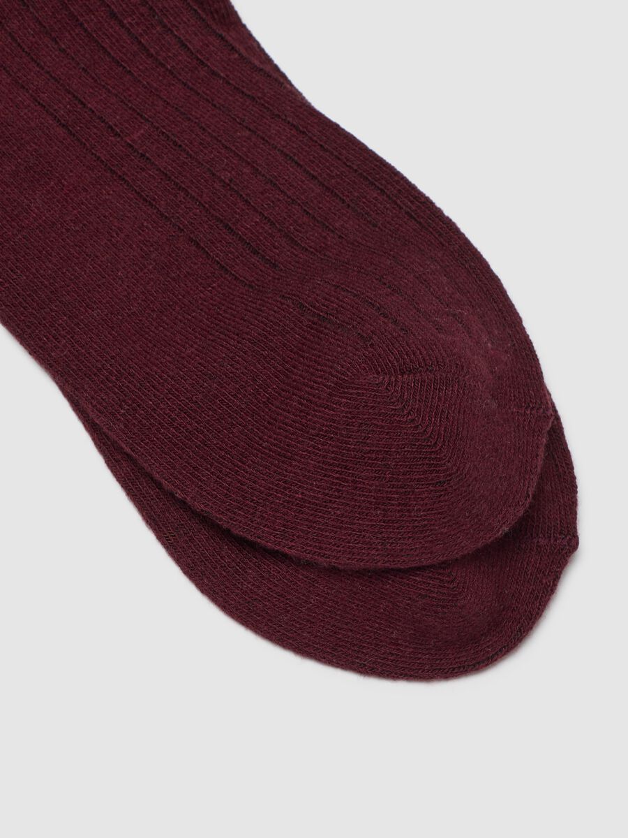 Long Stretchy Red Socks_1