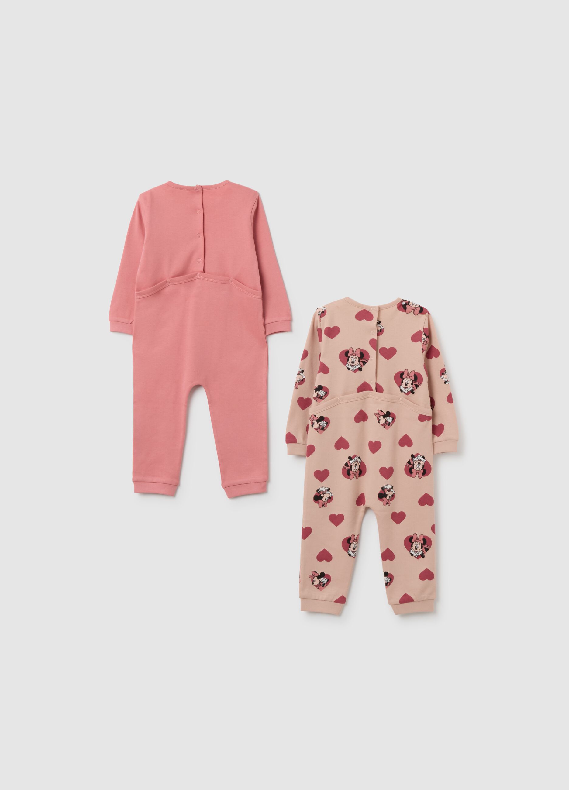Set bipack tutine da neonata in puro cotone multicolor