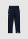 Boys' blue pure cotton joggers with regular fit_1