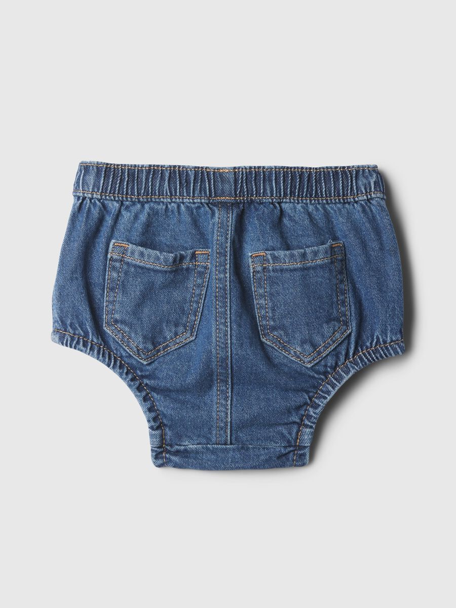 Denim French knickers with teddy bear embroidery_1