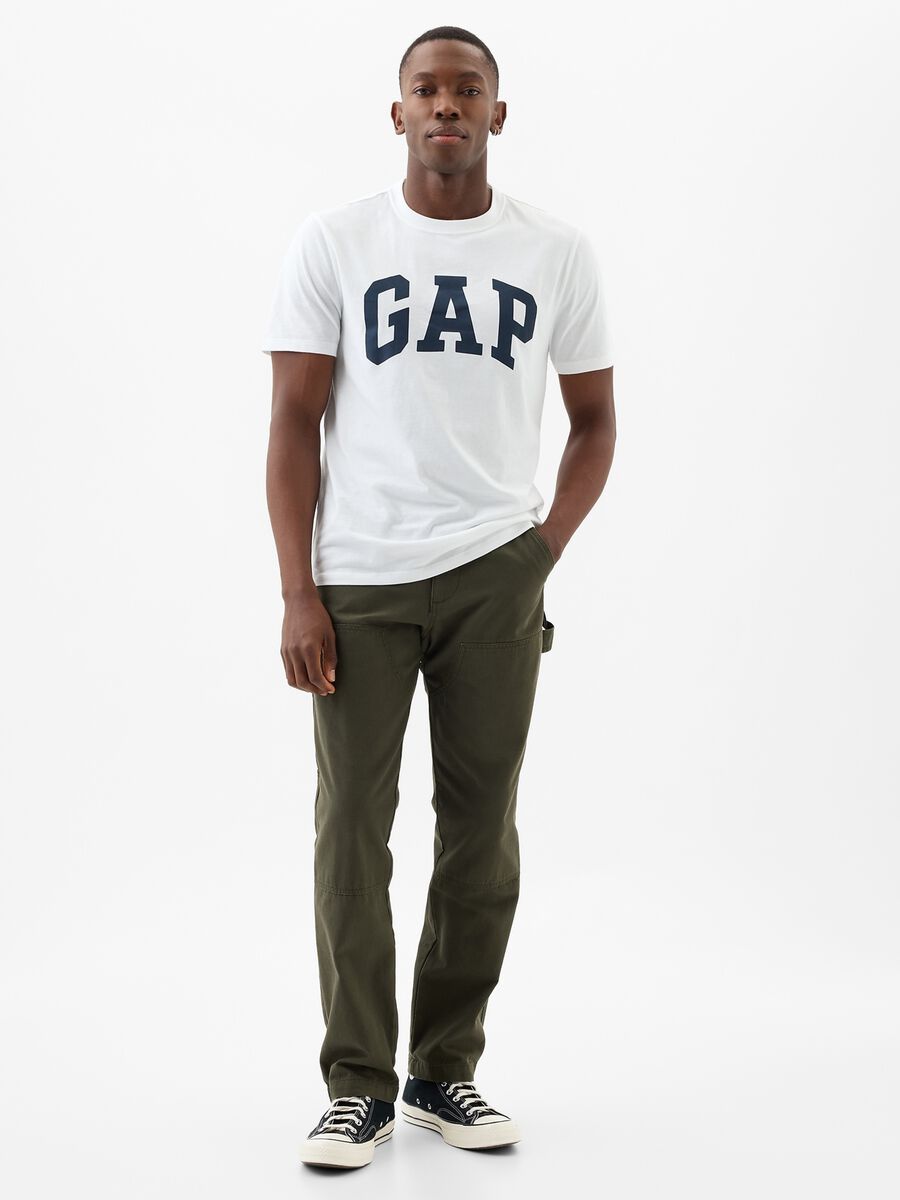 Cotton T-shirt with logo print_1