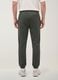 Green relaxed-fit stretch joggers_2