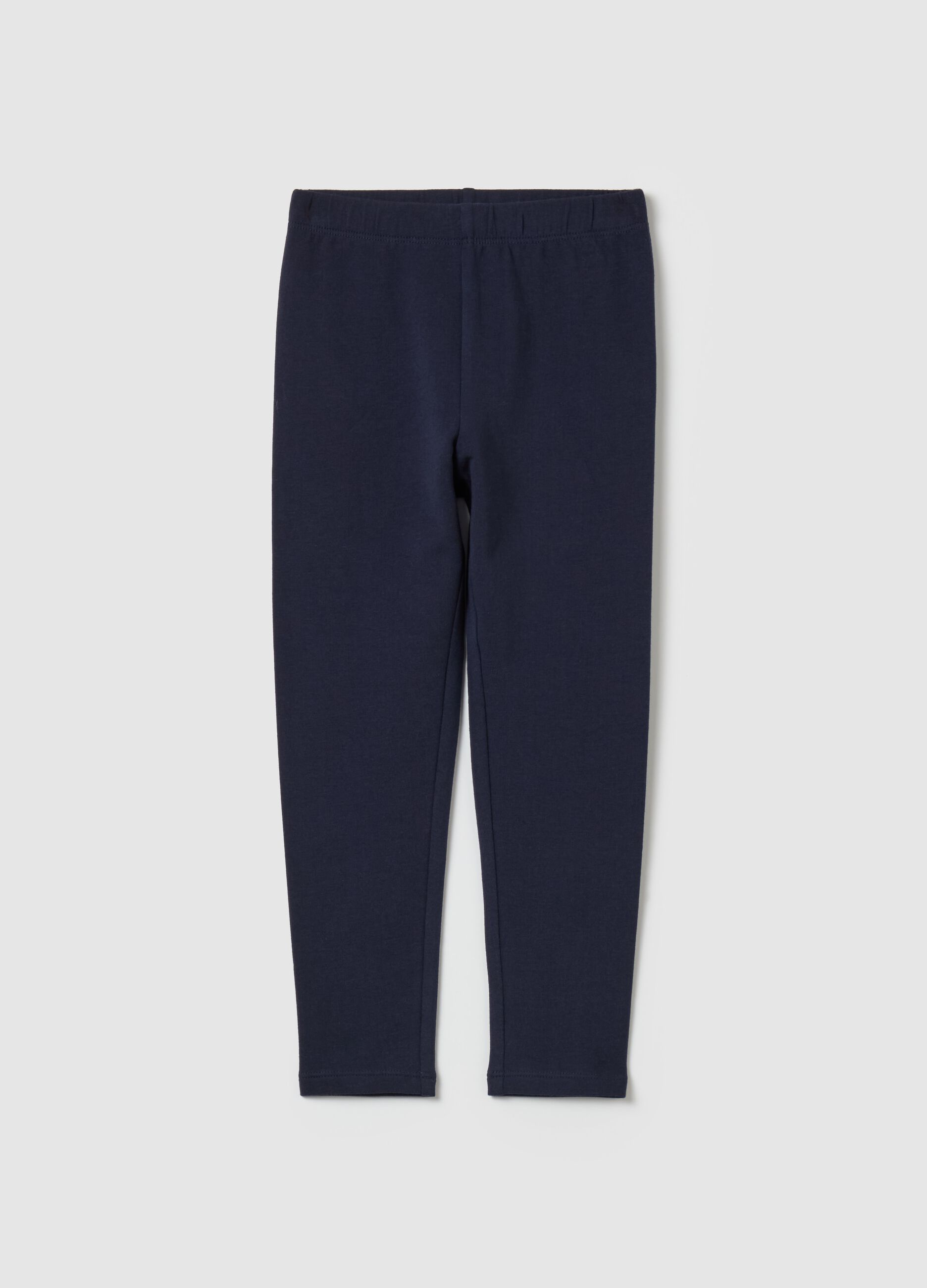 Stretch cotton leggings