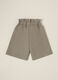 Grey Paper Bag Trousers for Baby Girl_1