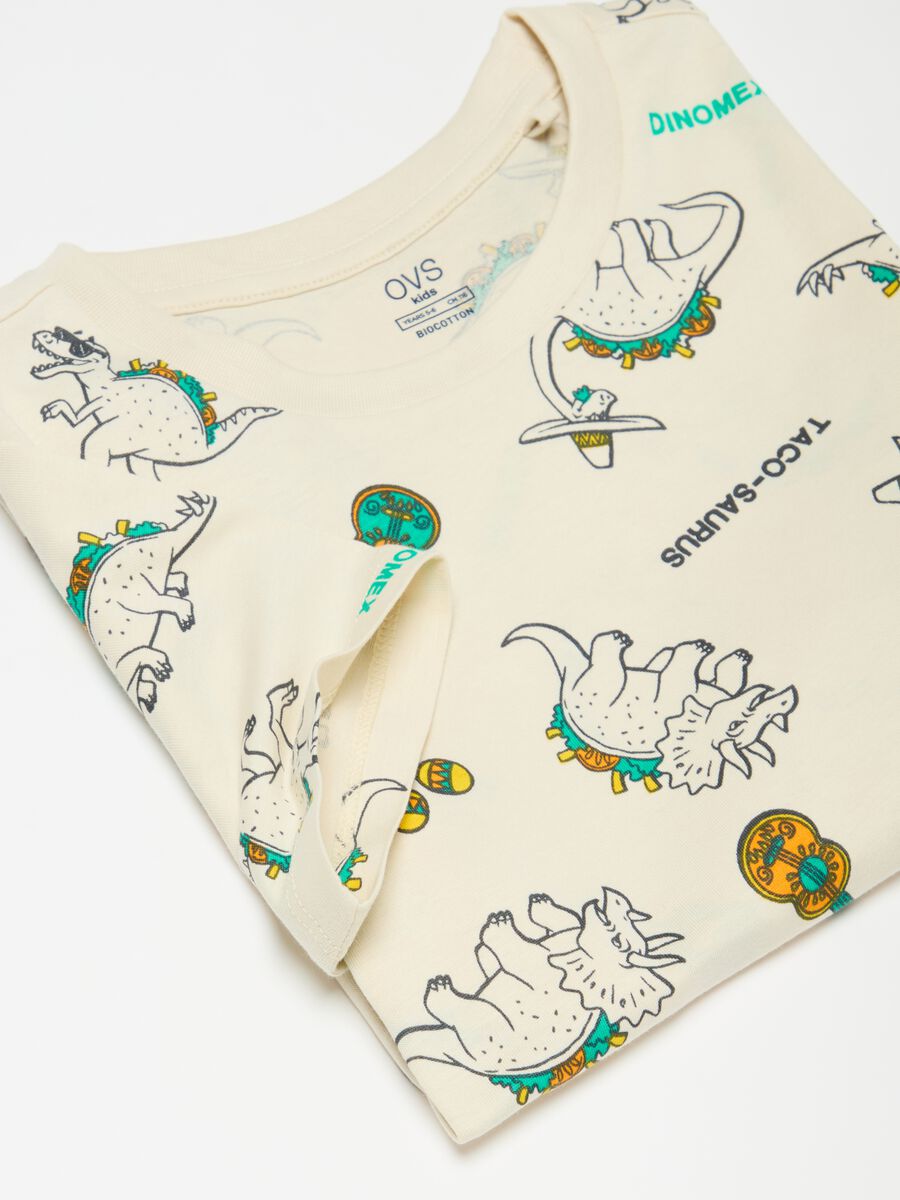 Organic cotton pyjamas with print_2