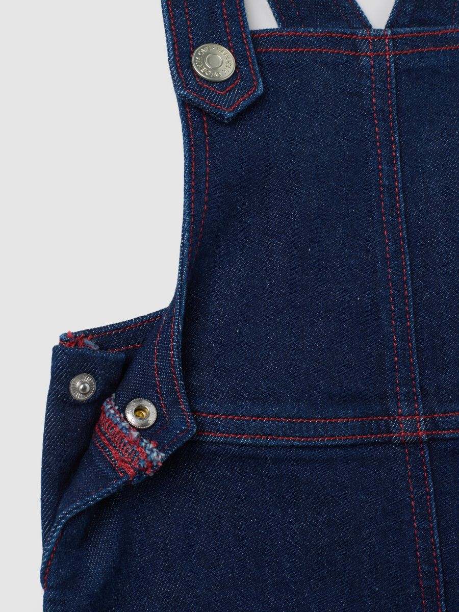 Regular fit children's denim dungarees_2