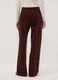 Brown The Iconic Pants straight-fit stretch cotton corduroy trousers_3