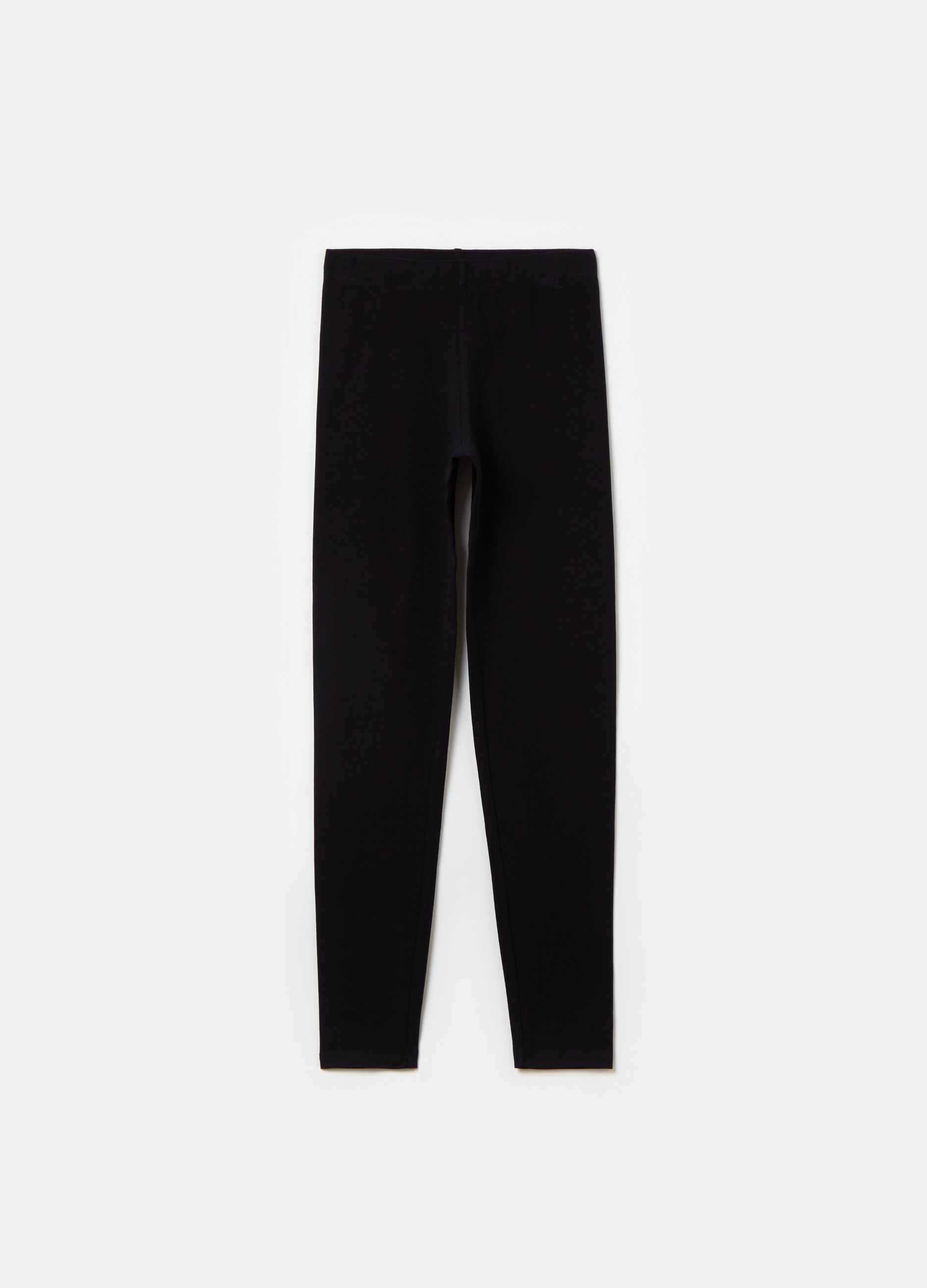 Leggings in stretch cotton