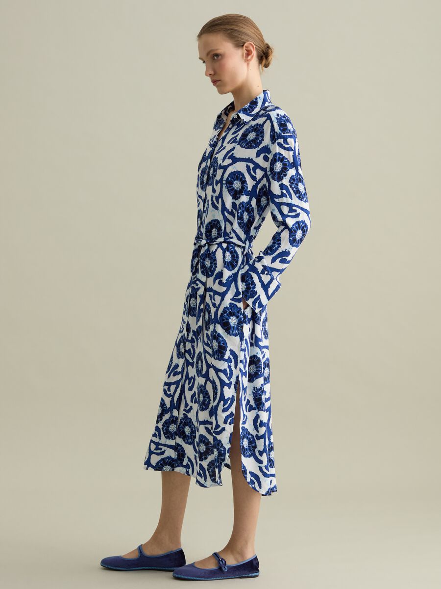 Long shirt dress with print_1