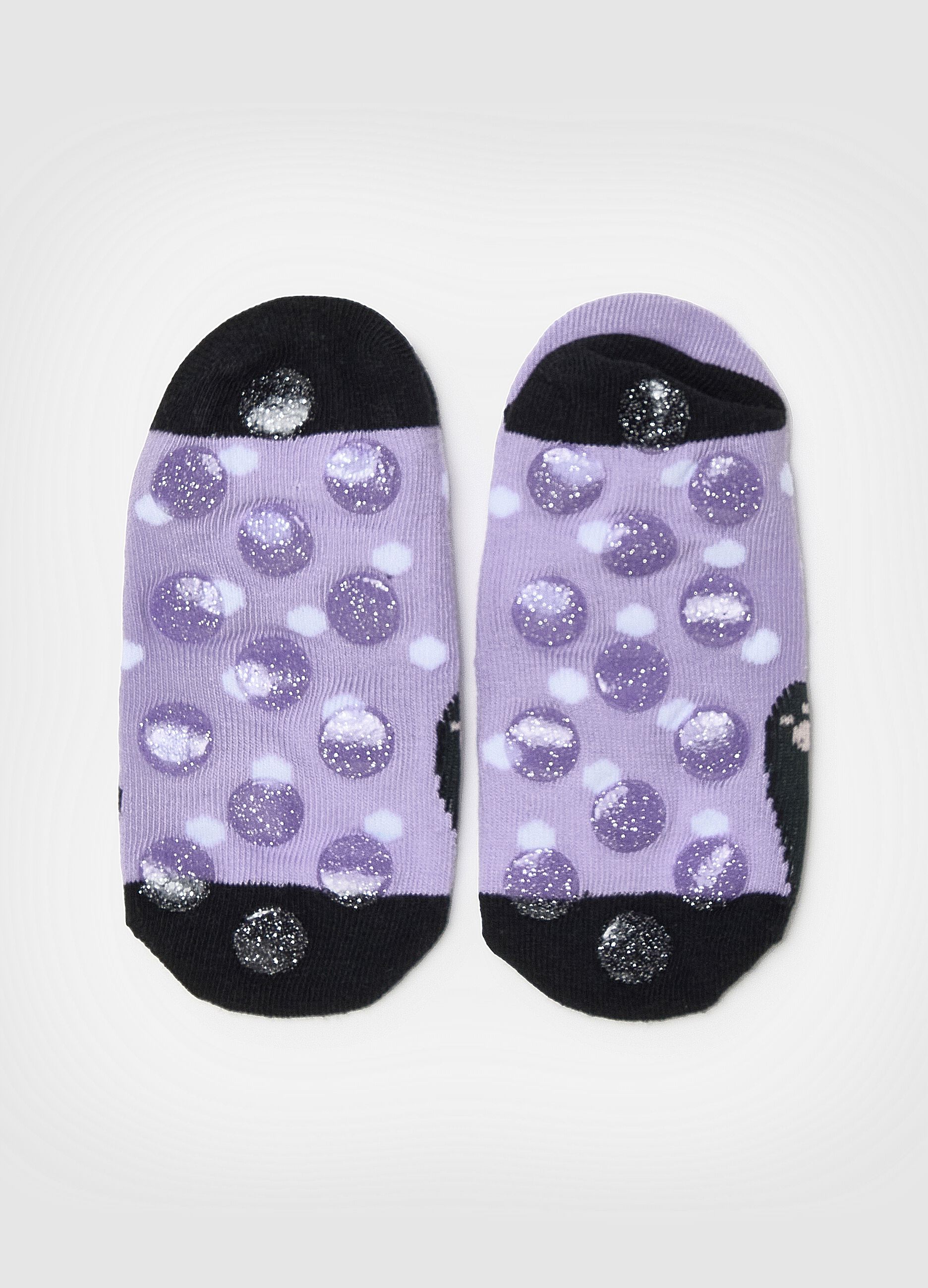 Girls' Multicolor Cotton Blend Slim Fit Socks