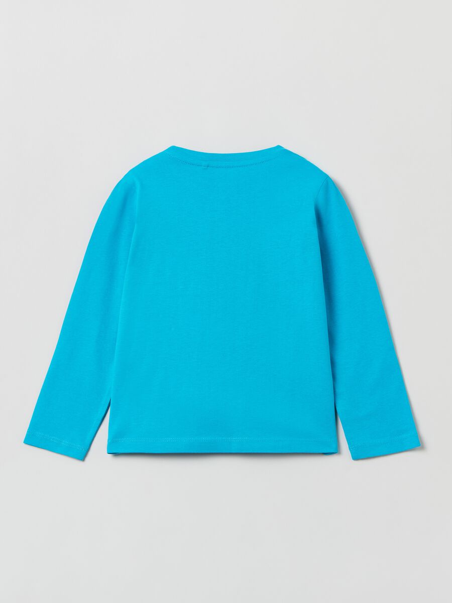 T-shirt a maniche lunghe in cotone_1