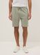 Green pure cotton regular-fit shorts with drawstring_1
