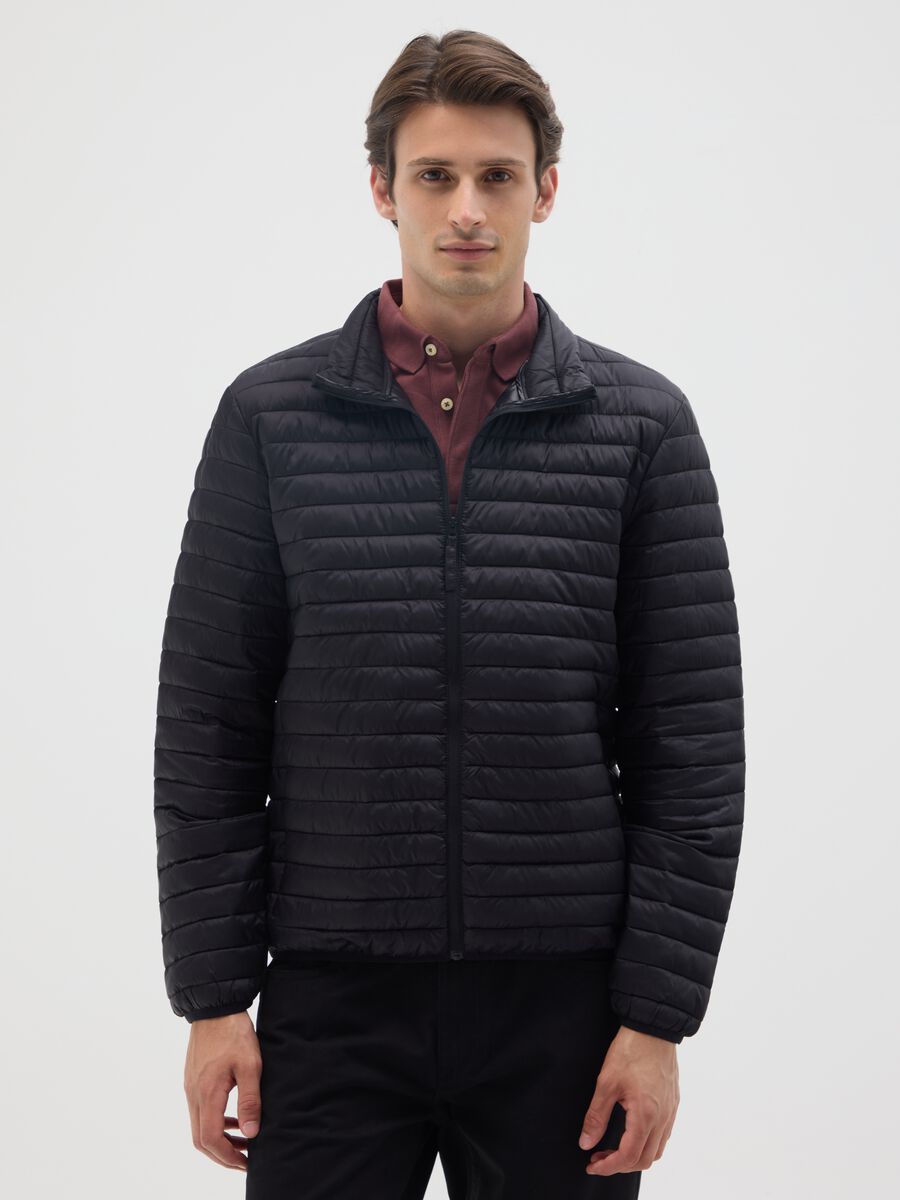 Black Jacket Regular Fit_0