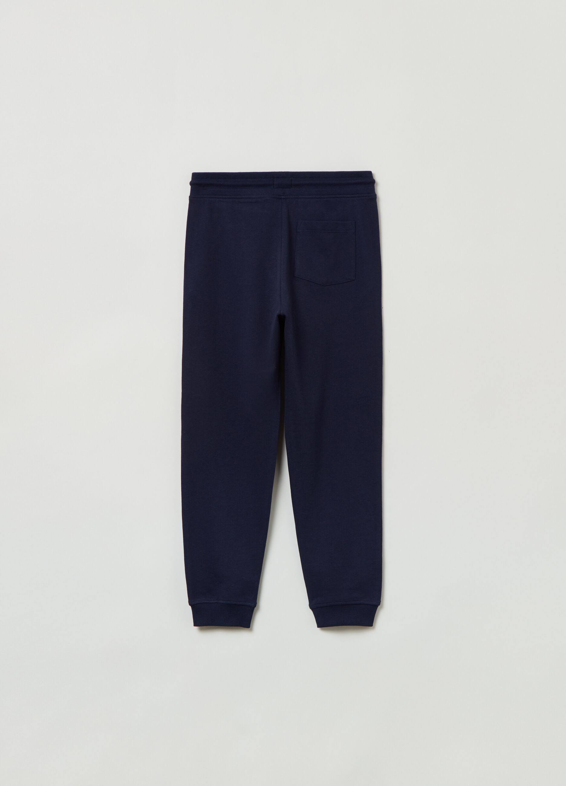 Joggers in felpa con coulisse_1
