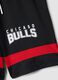 Multicolour pure cotton shorts with Chicago Bulls logo_5