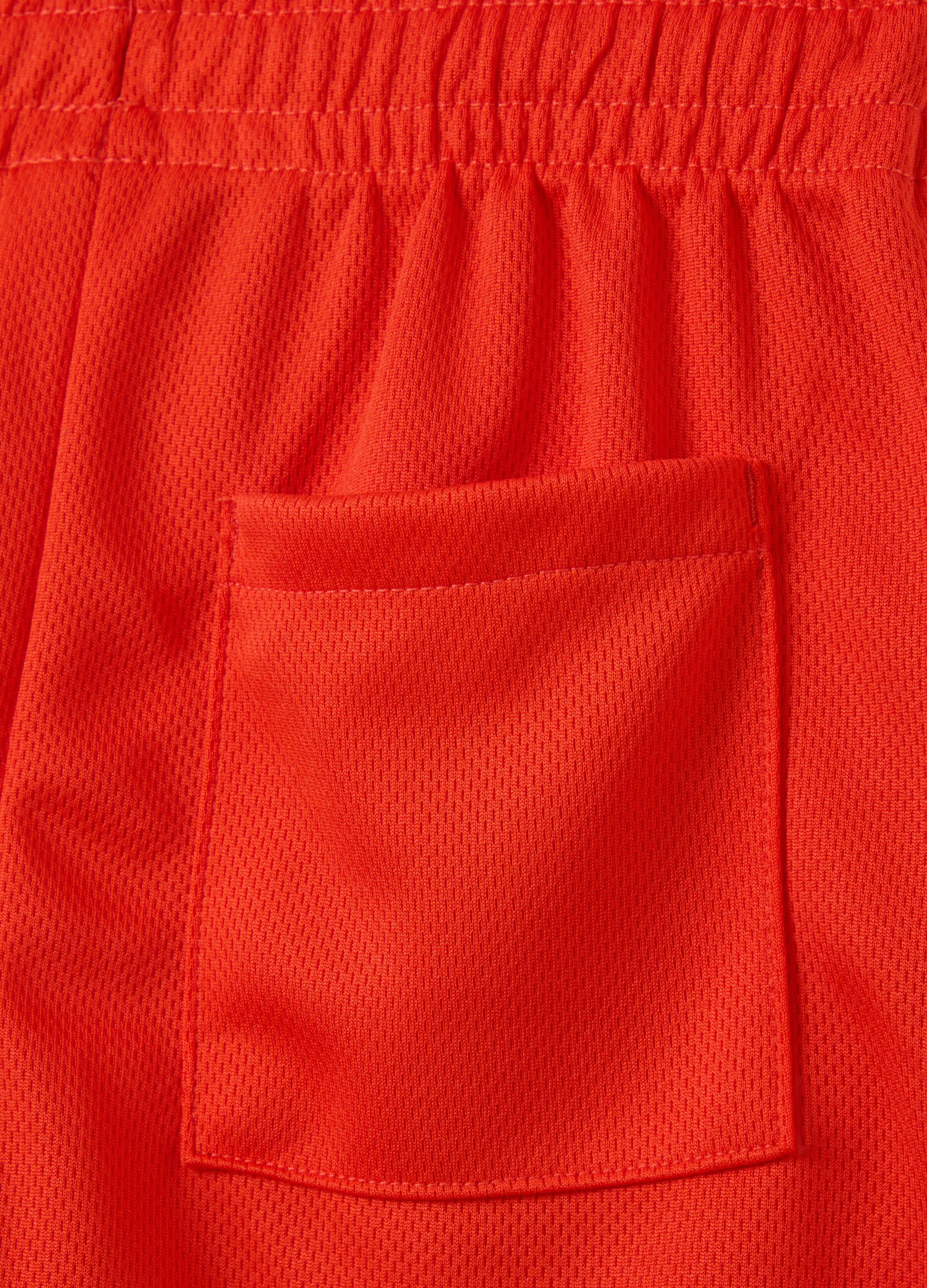 OVS Kids Red Mesh Shorts with Elastic Waist